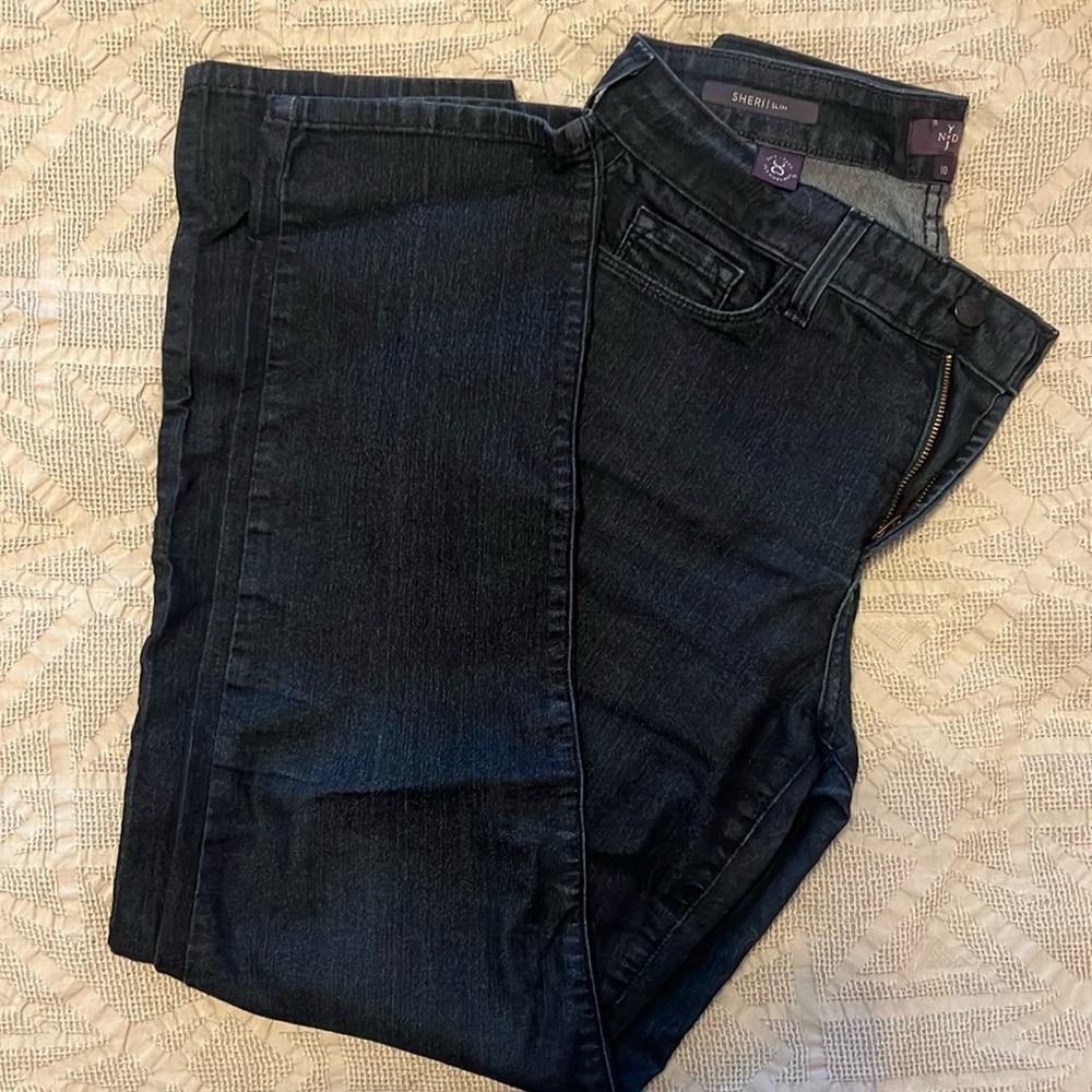 NXDJ Dark Wash Slim Leg Jean Size 10